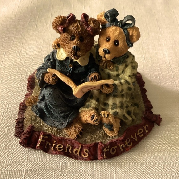 Boyd Bears Vintage Friendship Resin Figurine Other - Boyd Bears Vintage Friendship Resin Figurine